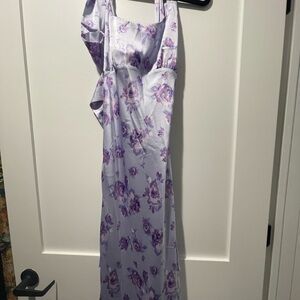 Floral Purple Dress